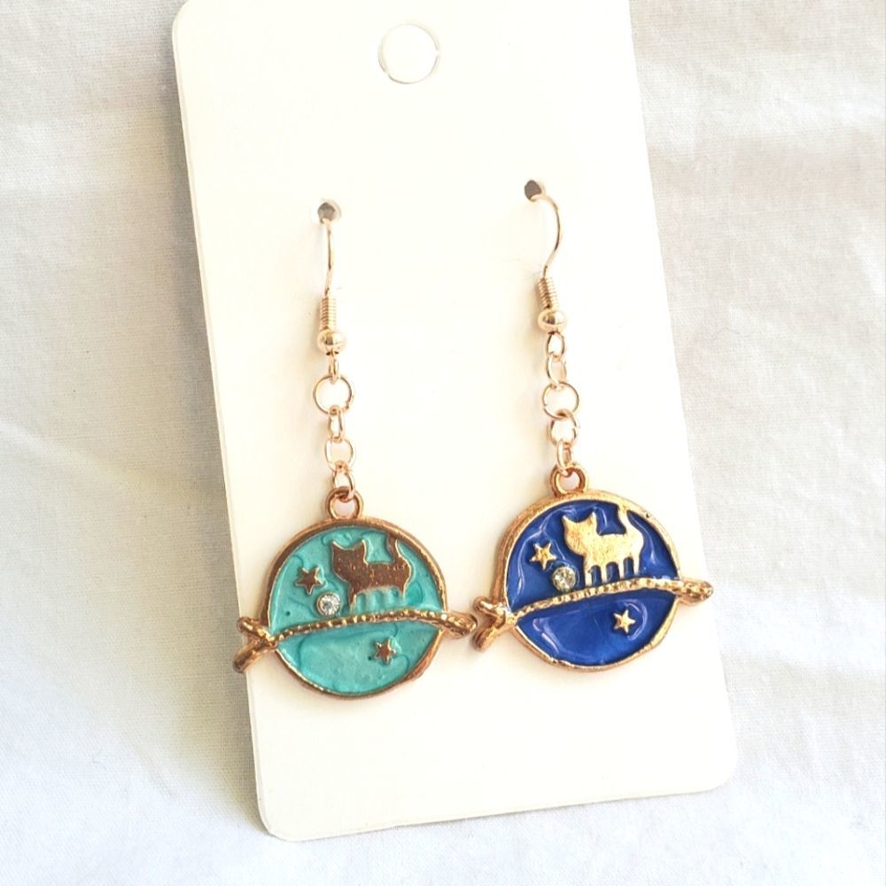 Kitty Space Earrings